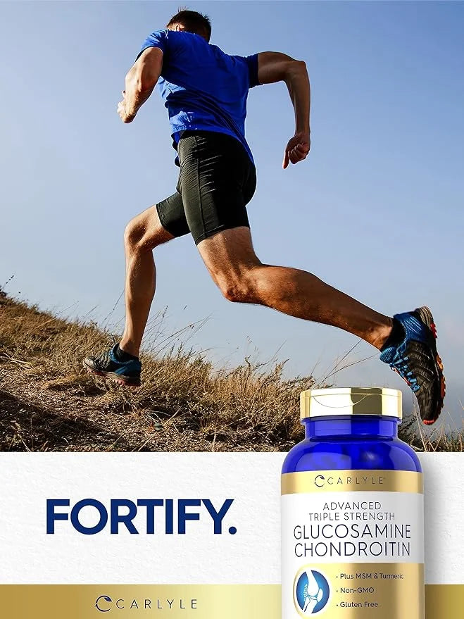 Carlyle Glucosamine Chondroitin MSM Turmeric 4050 mg 200 Count
