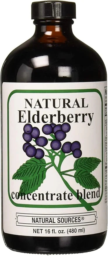 Natural Sources Elderberry Concentrate, 16 Fluid