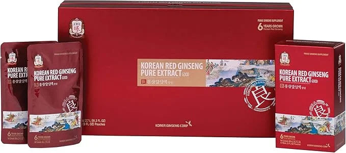 CheongKwanJang Korean Red Ginseng Pure Extract 100% 6-Year-Old 6-Year-Old Ginseng 30 Count