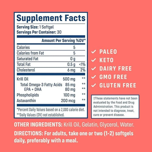 NativePath: Antarctic Krill Oil Omega-3 Fatty 90-Day Supply