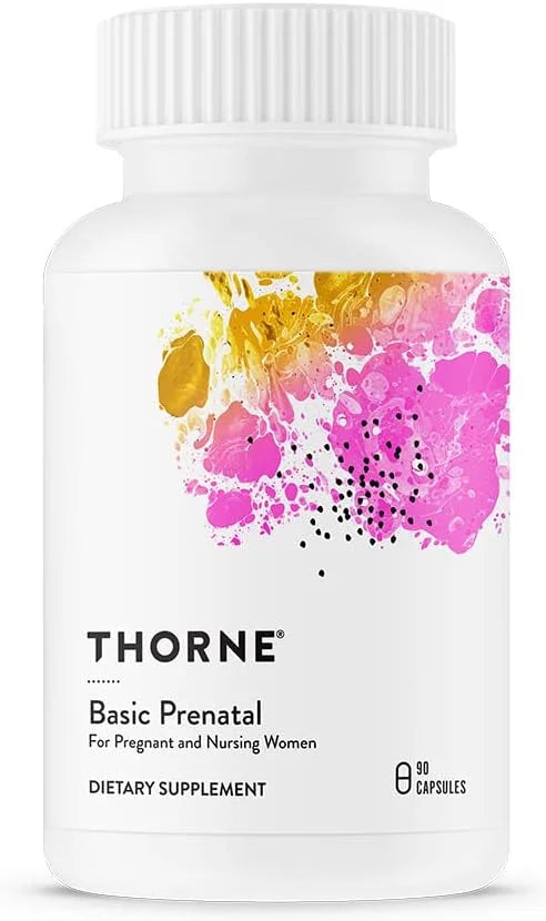 THORNE Basic Prenatal 18 Vitamins 90 Capsules 30 Servings