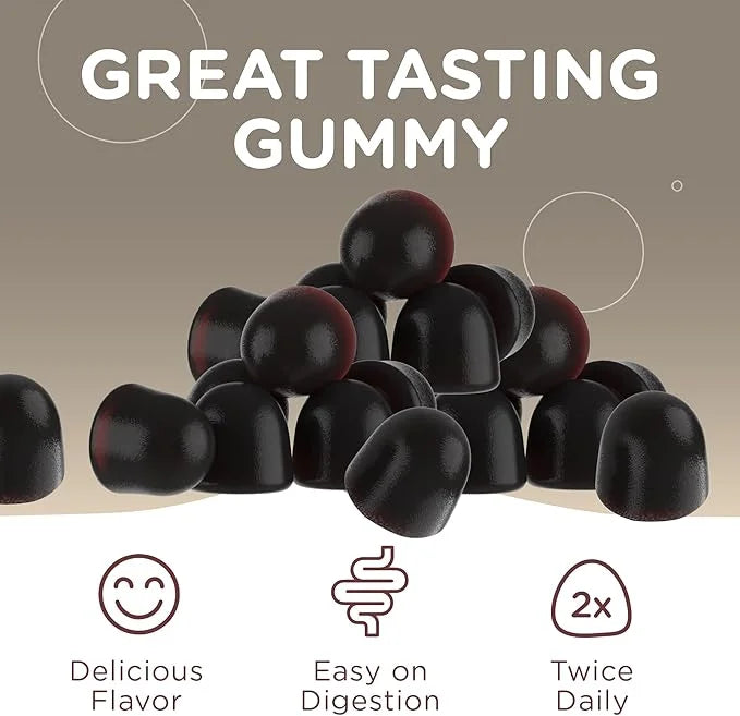 Zahler 10-in-1 Mushroom Gummies Raspberry Flavored 6 Adaptogenic (60)