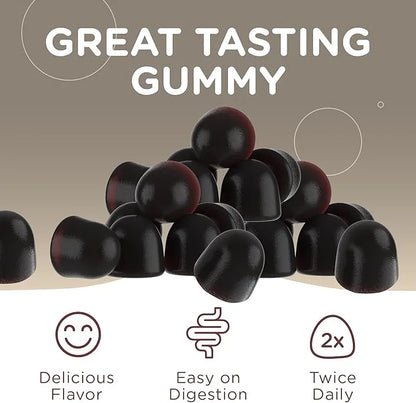 Zahler 10-in-1 Mushroom Gummies Raspberry Flavored 6 Adaptogenic (60)