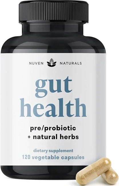 All-in-One Gut Health w/Probiotics, Prebiotics, Digestion-Supporting
