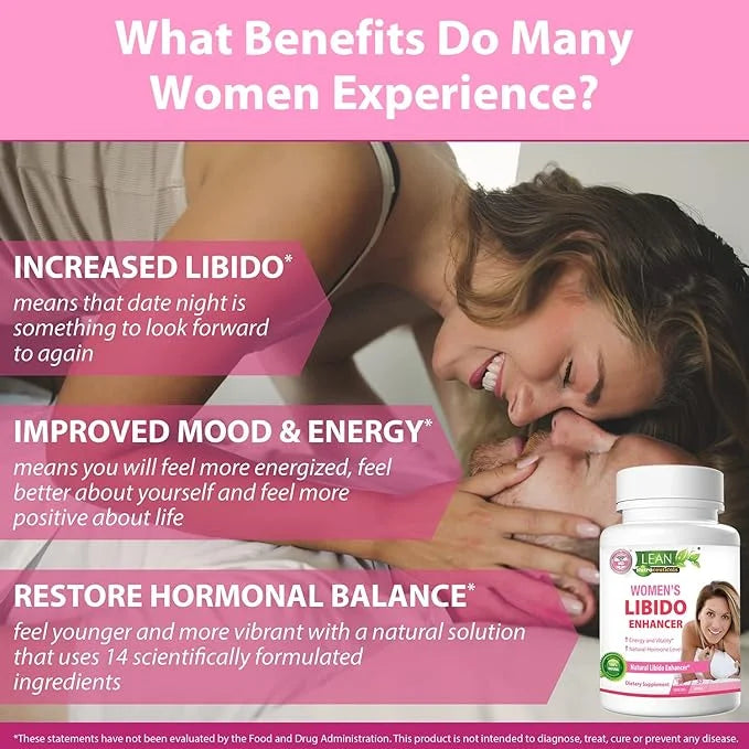 Libido Booster for Women, Maca Root Fenugreek Tongkat Ali Horny Goat Weed Female Energy Enhancer, Hormone Harmony Balance ...