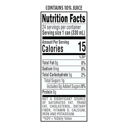 Sanpellegrino Zero Grams Added Sugar Italian Sparkling Drinks Lemonade, Sparkling Lemon Beverage, 24 Pack of 11.15 Fl Oz C...