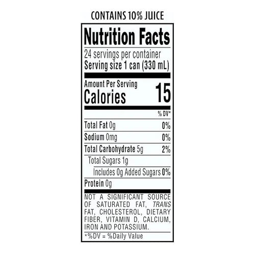 Sanpellegrino Zero Grams Added Sugar Italian Sparkling Drinks Lemonade, Sparkling Lemon Beverage, 24 Pack of 11.15 Fl Oz C...