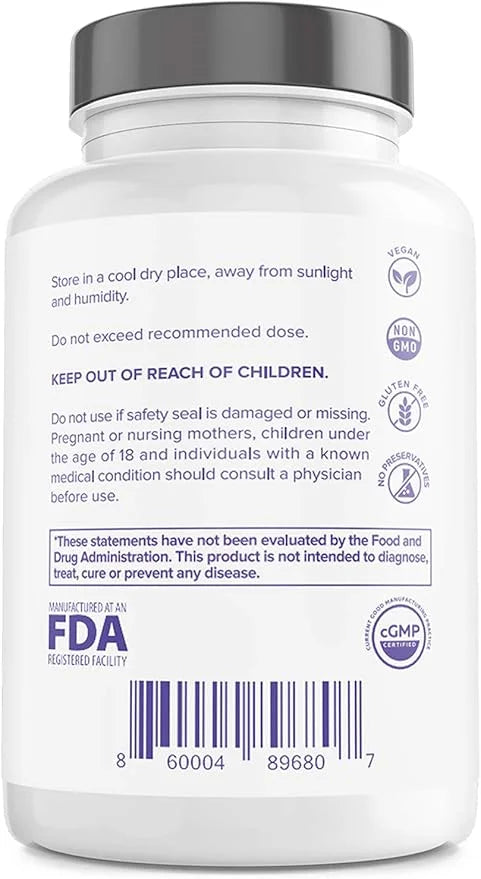 Immune Support Supplement with Vitamin C D3, Glutathione, (60ct) VitaminIQ