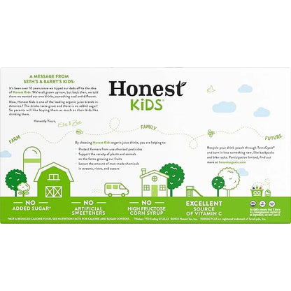Honest Kids, Organic Juice Drink, Appley Ever After, 6.75 Fl Oz, 8 Pack - Product Image