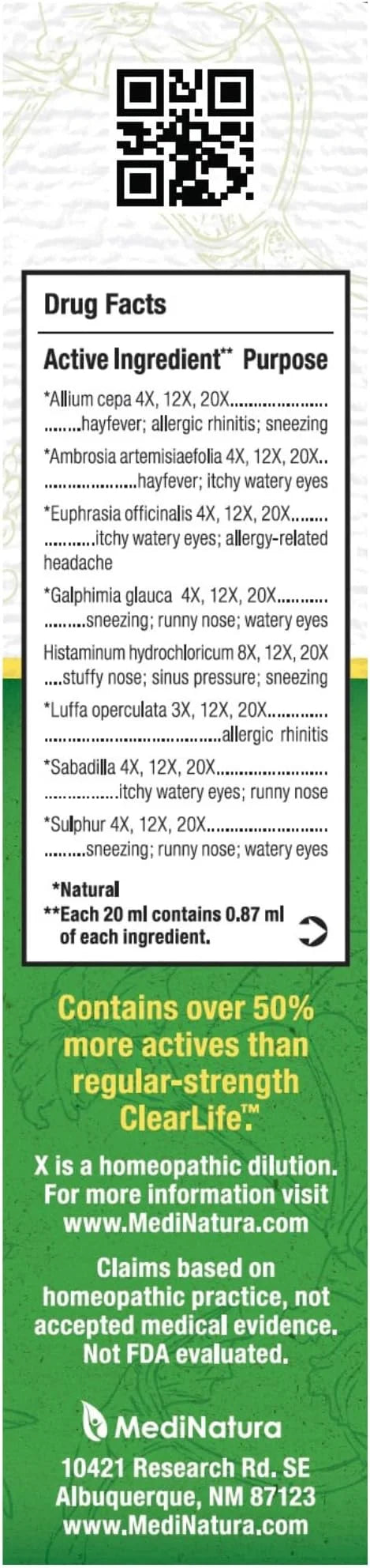 ClearLife Allergy Relief Nasal Spray 0.68 Ounce