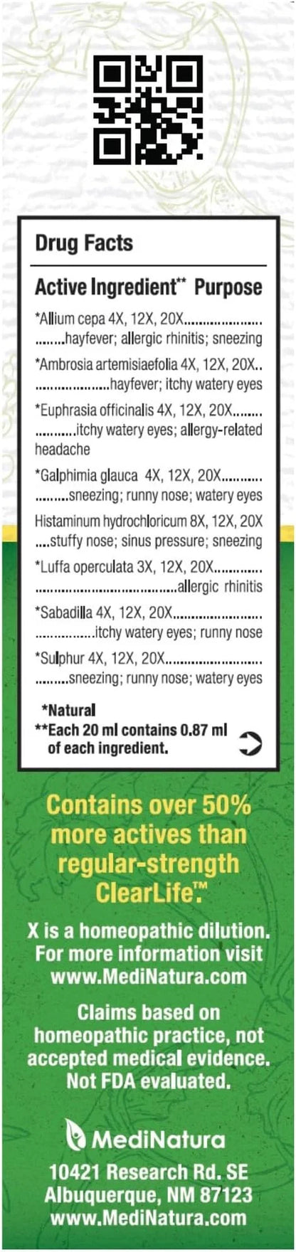 ClearLife Allergy Relief Nasal Spray 0.68 Ounce