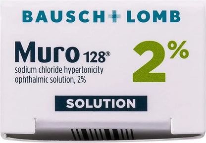 Muro 128 Eye Drops, Temporary Relief 2% Solution, 0.5 Fl