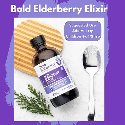 Elderberry Elixir – 65x Concentrated Extract 4 Fl.