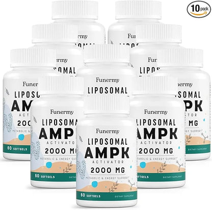 Liposomal AMPK Activator 2000 mg 6-in-1 AMPK 600 Softgels