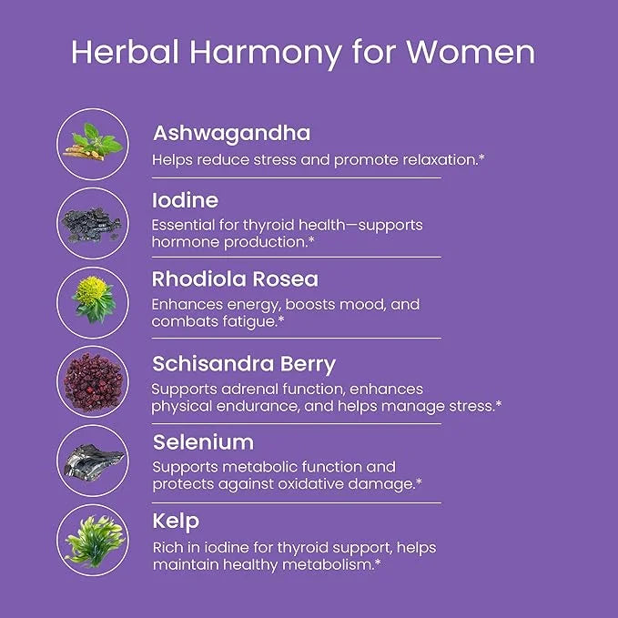 WellPath Soothe Hormone Balance for Women + Cortisol Supplements for Women | Thyroid Support, Mood Support, & Metabolism B...