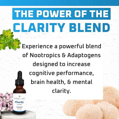 Clarity Tincture - Organic Lions Mane