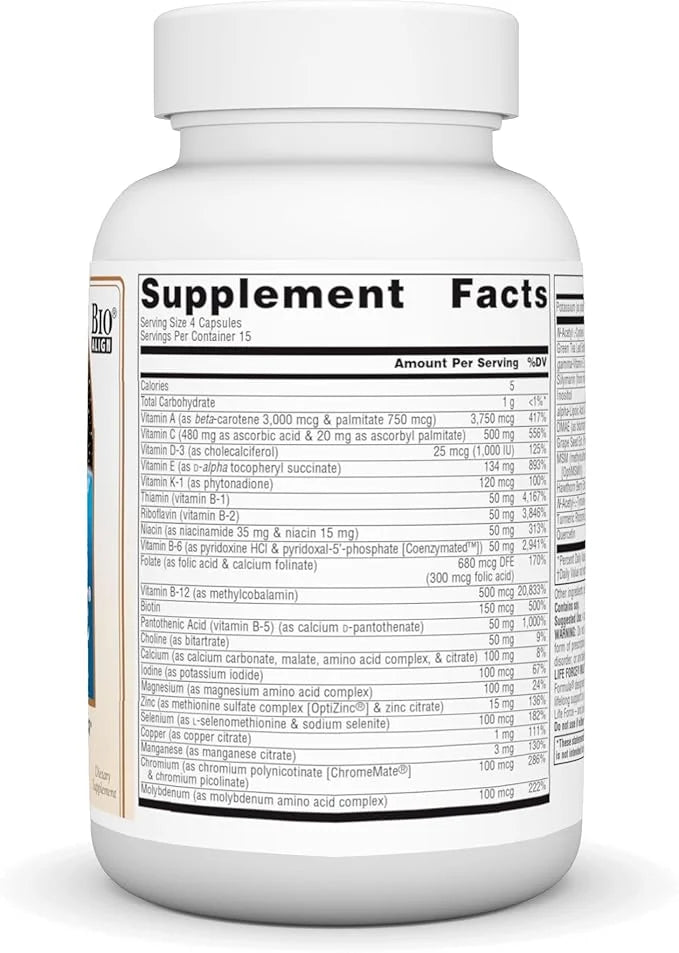 Source Naturals Life Force Multiple Iron 60 Capsules