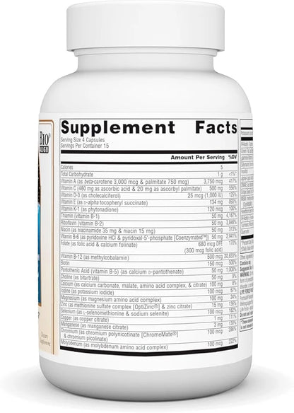 Source Naturals Life Force Multiple Iron 60 Capsules