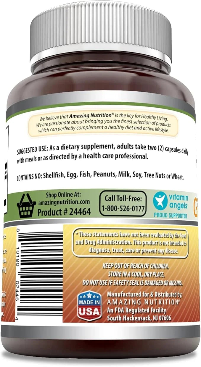 Amazing Formulas Ginseng Complex 1000mg of 4:1 Korean 120 Capsules