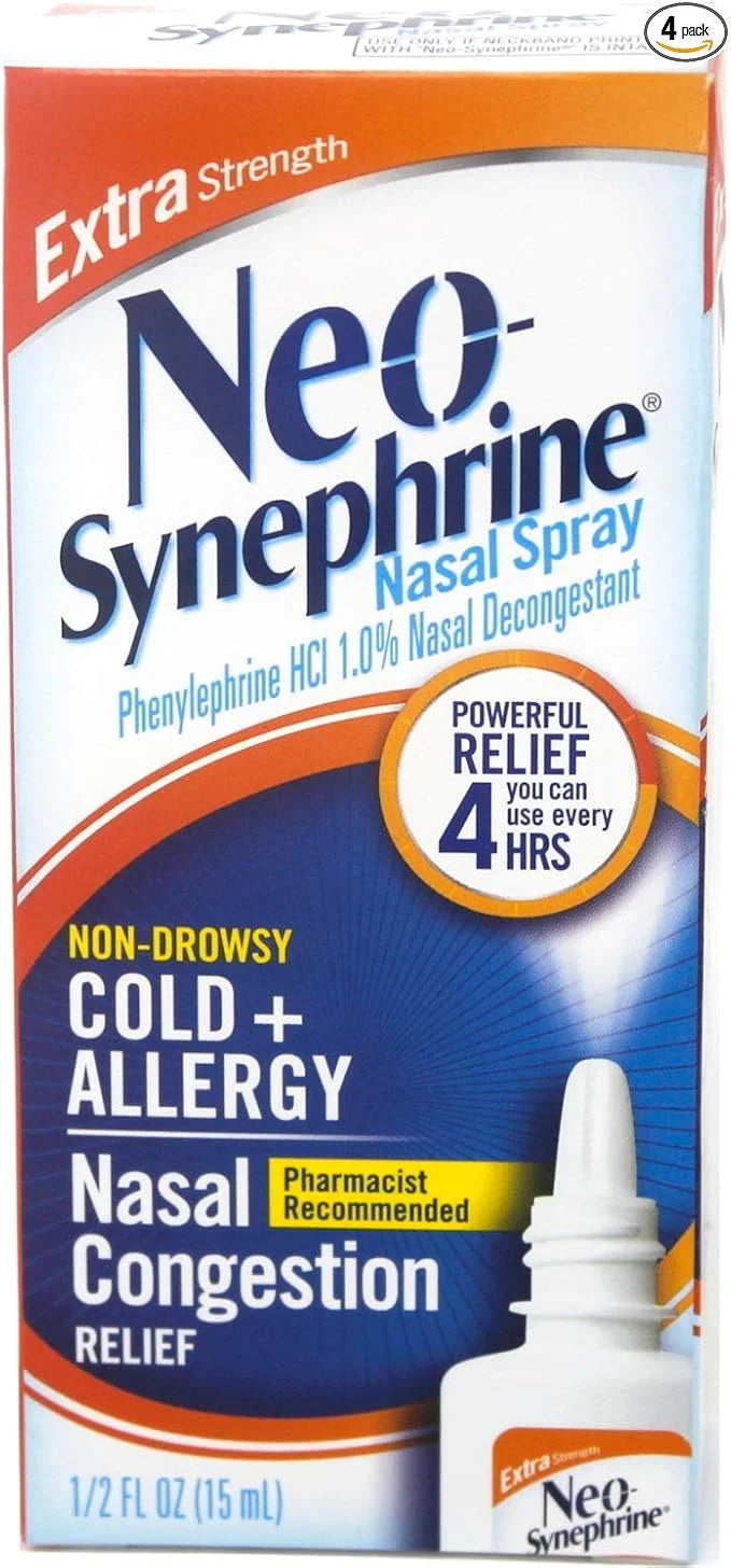 Neo-Synephrine Nasal Spray 0.50 Ounces 4)