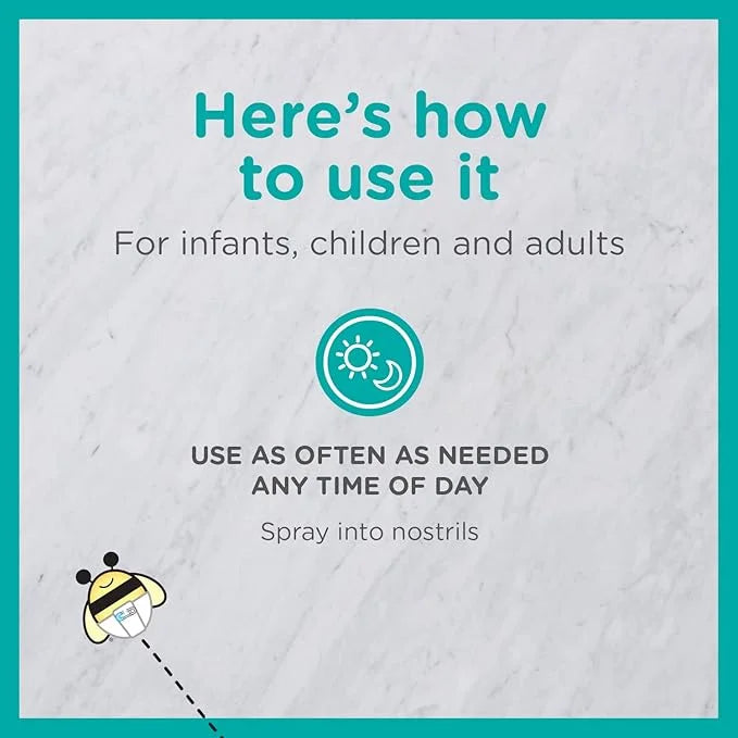 Zarbee's Baby Nasal Saline Spray, Soothing 3Fl Oz 2)
