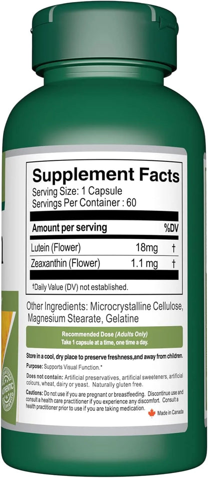 Vorst Lutein 18mg with Zeaxanthin 60