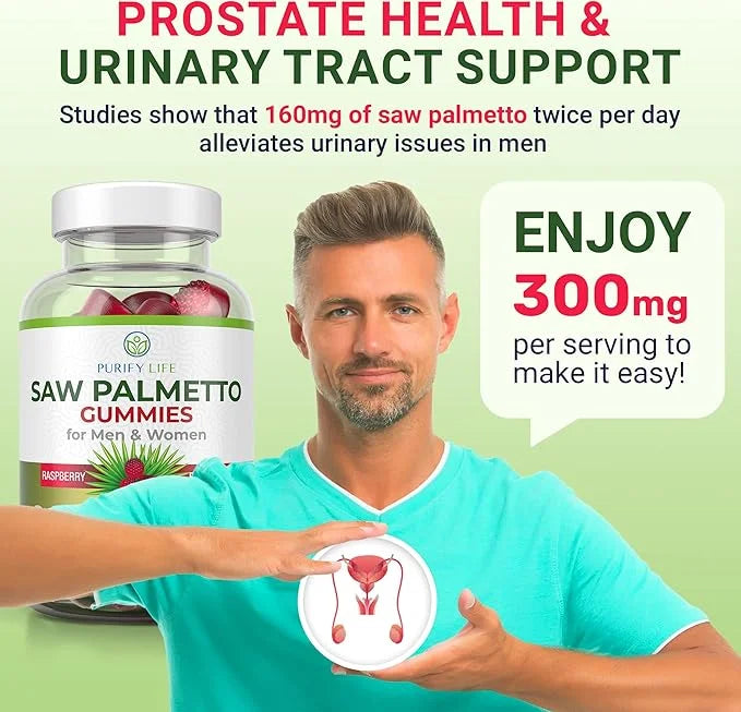 Vegan Saw Palmetto for Women & Men - Potent Saw Palmetto Extract, Prostate Supplements for Men, DHT Blocker for Womens Hai...