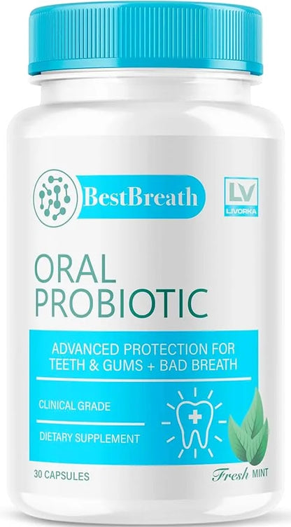 1 Pack - Best Breath - Best Breath Oral Probiotic, Best Breath Probiotic, Best Breath Pills, BestBreath, Best Breathe 30 C...