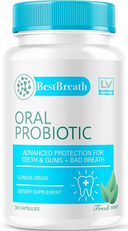 1 Pack - Best Breath - Best Breath Oral Probiotic, Best Breath Probiotic, Best Breath Pills, BestBreath, Best Breathe 30 C...