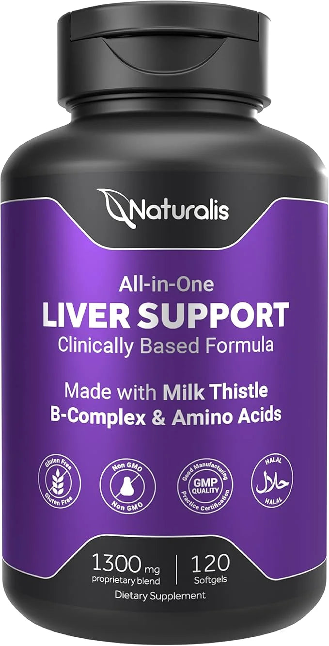 Naturalis Silymarin Milk Thistle 1300mg Enhanced 13-in-1 Liver 120 Liver