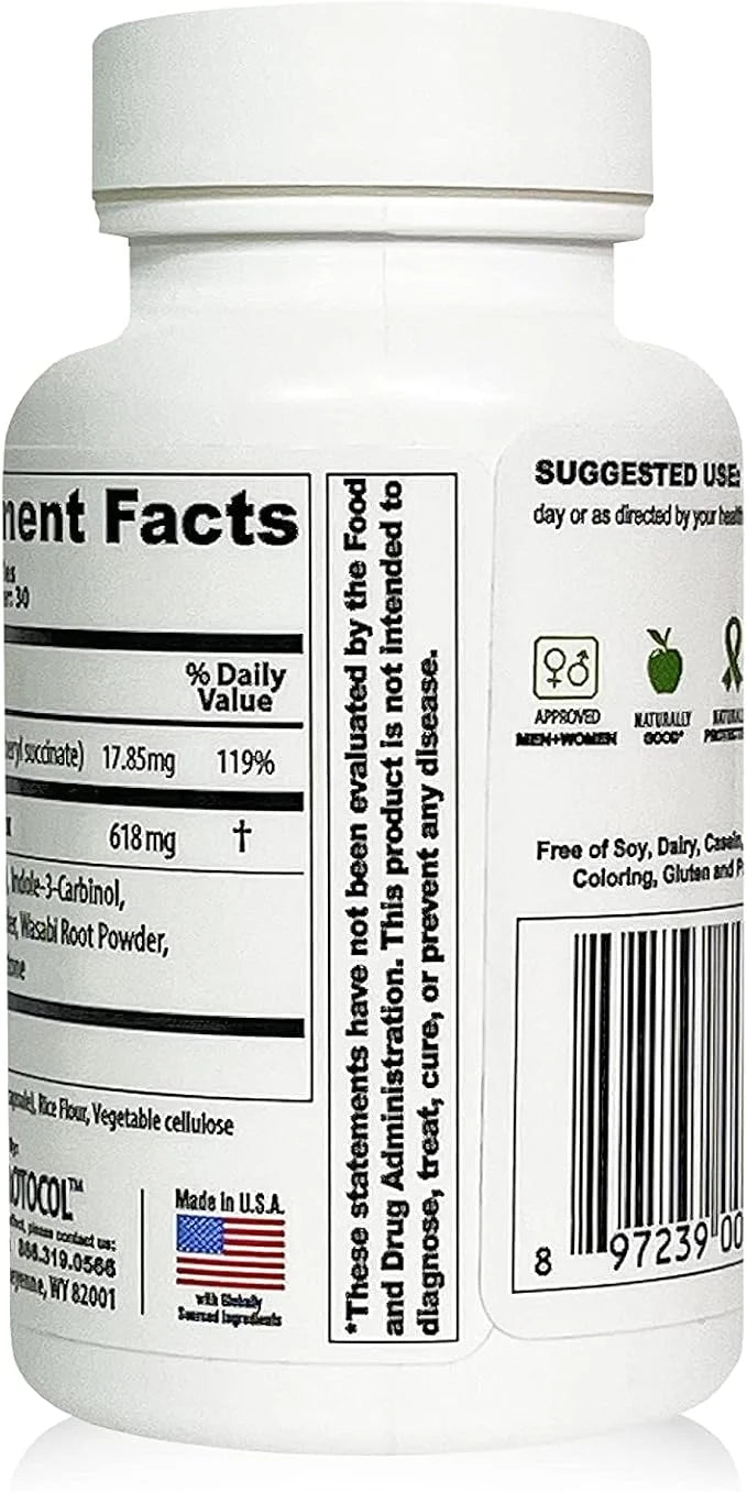 Estroblock PRO Triple Strength - 60 Capsules, DIM & Indole 3-Carbinol for Natural Hormonal Hormone Balance, Acne - Anti To...