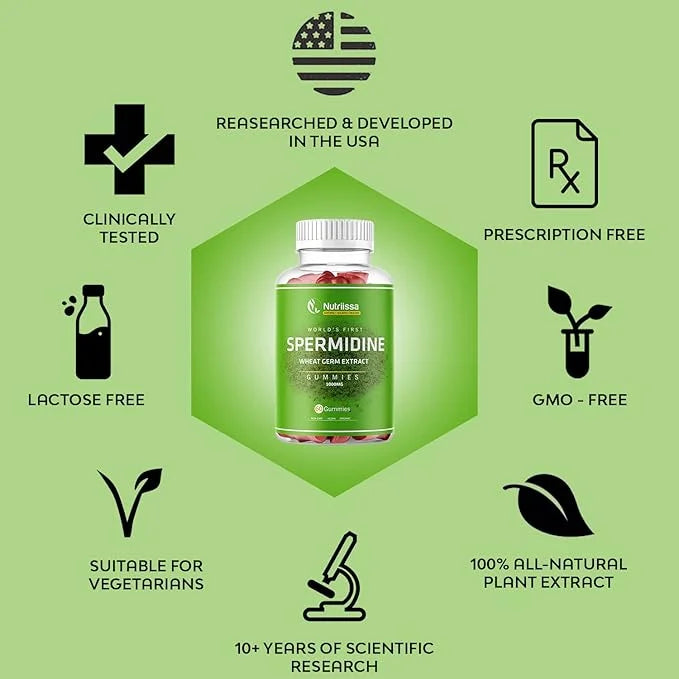Organic Wheat Germ Extract with Thiamine 1000mg Gummy 1000mg (60ct) (60ct)