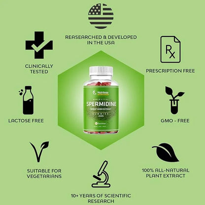Organic Wheat Germ Extract with Thiamine 1000mg Gummy 1000mg (60ct) (60ct)