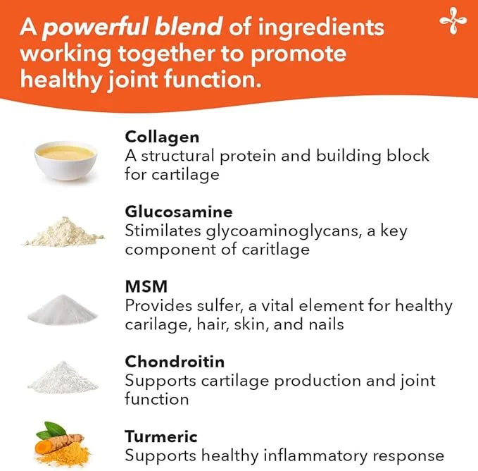 LifeSeasons Mobili-T - Joint Support Supplement - Glucosamine Chondroitin MSM Collagen Bromelain & Turmeric - Reduce Infla...