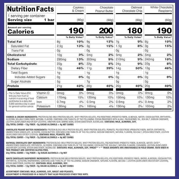 Quest Nutrition Ultimate Variety Pack Protein Bars, High Protein, Low Carb, Gluten Free, Keto Friendly, 12 Count - Product...