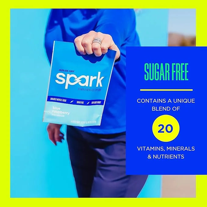 AdvoCare Spark Vitamin & Amino Acid Supplement - Focus & Energy Drink Powder Mix with Vitamin A, B-6, C & E - Also Include...