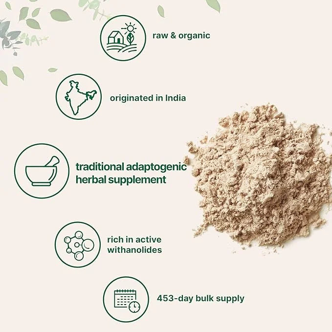 Micro Ingredients Organic Ashwagandha Root Powder 2 Pound,