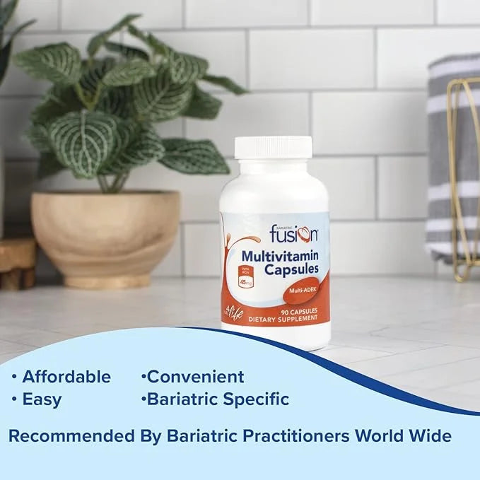 Bariatric Fusion High ADEK Multivitamin with Iron 90 Capsules