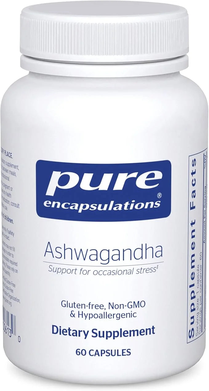 Pure Encapsulations Ashwagandha 500 mg 60 Capsules