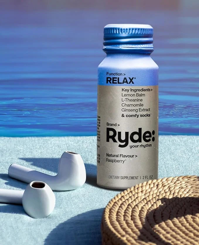 Ryde: Relax Shot 0 Calories, 0 Sugar 2 FL (8 Pack)