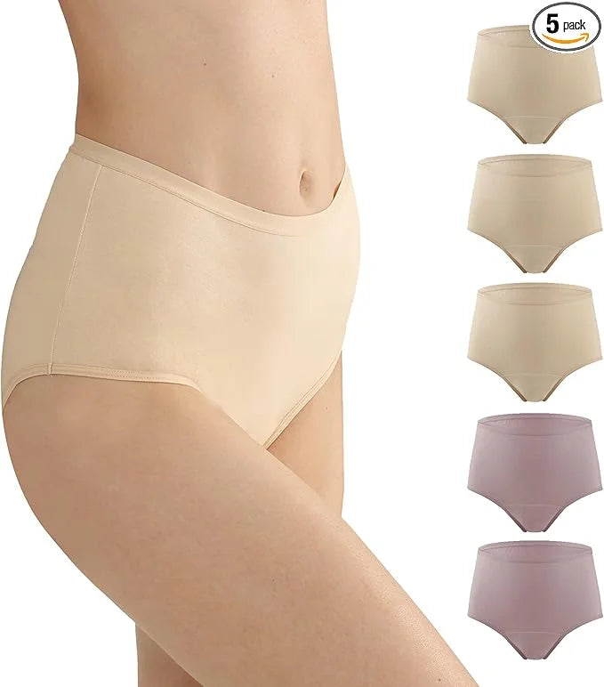 BATTEWA Incontinence Underwear for Women Washable, 50ML (Beige-Blush, 5X-Large, 5 5 Pack)