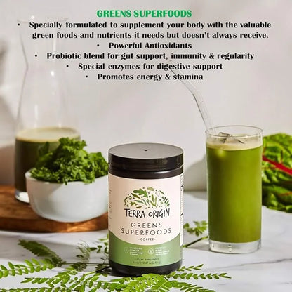 Greens Powder Immune Defense and Digestive Support 30 Serving
