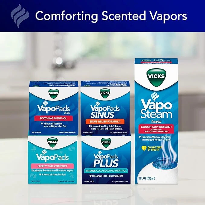 Vicks VapoSteam Medicated Liquid with Camphor, 8 Oz 2)