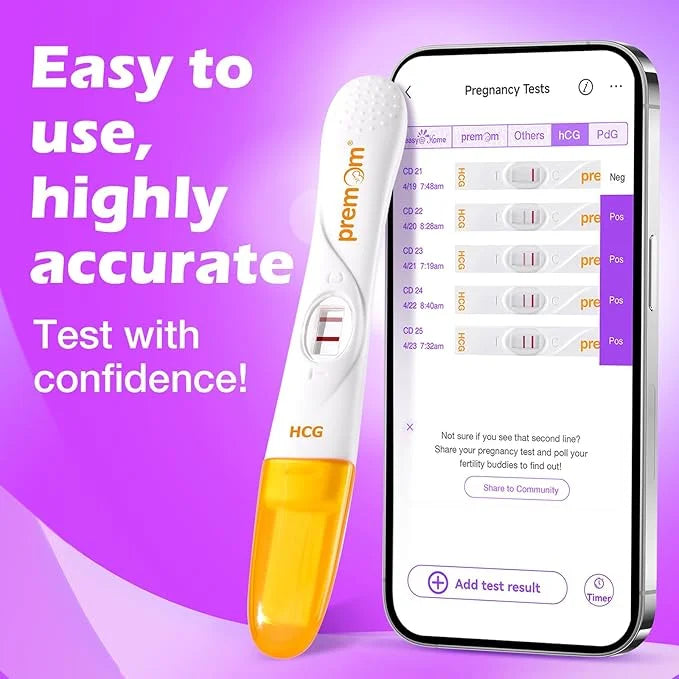 Premom Pregnancy Test Midstream: Early HCG 5 Pack
