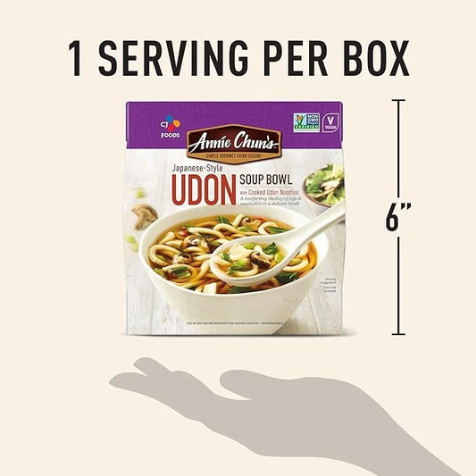 Annie Chun's Soup Bowl, Japanese Style Udon, Non GMO, Vegan, 5.9 Oz (Pack of 6) - Product Image