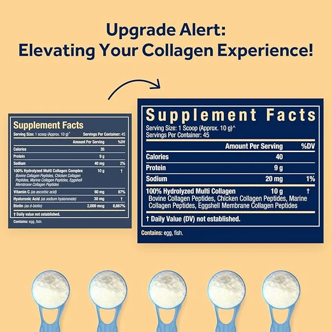 Doctor's Recipes Multi Collagen Protein Powder, 10g, Collagen 16oz