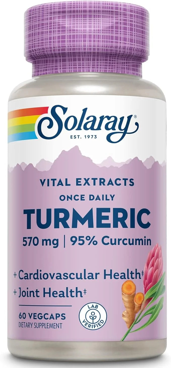 SOLARAY Turmeric Root Extract 600mg 60 VegCaps