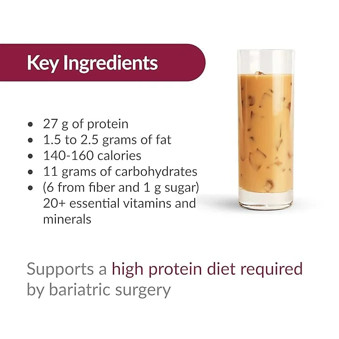 Bariatric Advantage High Protein Meal Replacement Drink Mix, Protein Powder Whey Isolate for Gastric Bypass and Sleeve Gas...