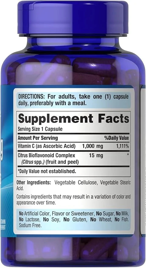 Puritan's Pride Vitamin C with Bioflavonoids