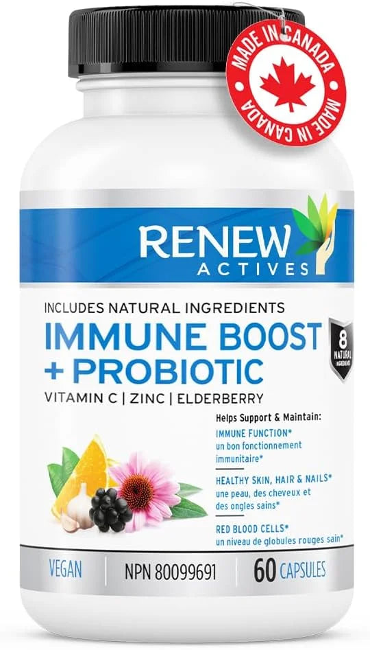 Renew Actives Wellness Support Supplement: Elderberry 60 Vegan